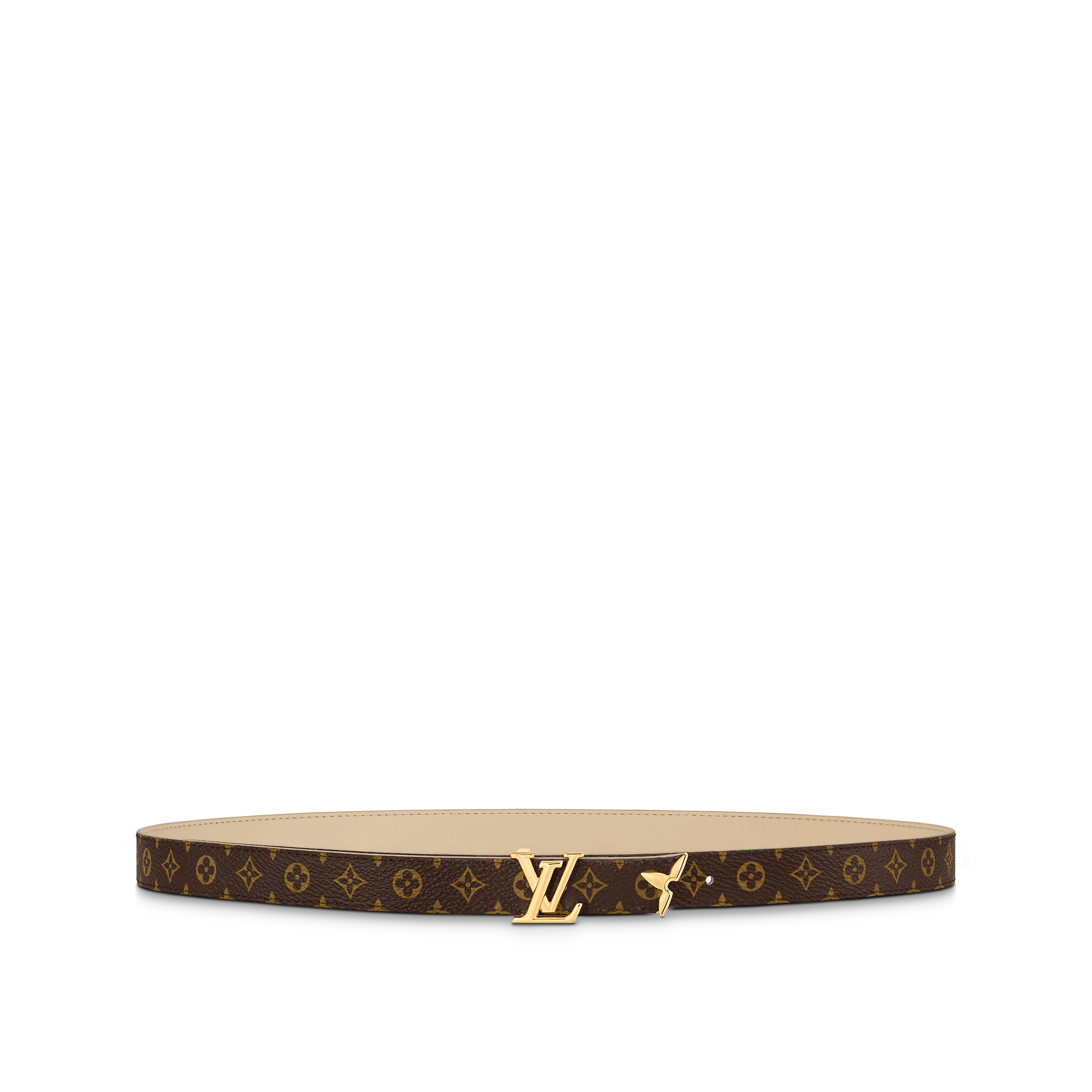 Pretty LV 20mm Reversible Belt Monogram Aksesori LOUIS VUITTON